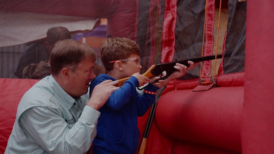 Kids shooting range activity